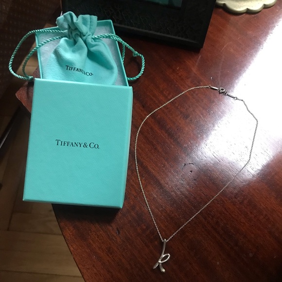 Tiffany & Co. Jewelry - Tiffany & Co. Letter “K” Pendant Necklace Tiffany & Co. Jewelry - Tiffany & Co. Letter “K” Pendant Necklace